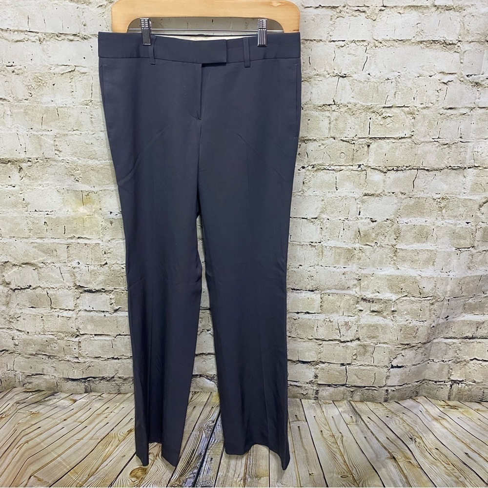 J Crew Gray 100% Wool City Fit Bootcut Dress Pants